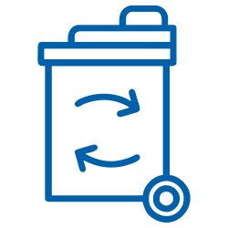 Icon Mülltonnenbereitstellung