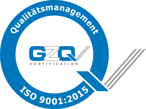 Zertifiziert nach ISO 9001:2015 (Qualitätsmanagement)